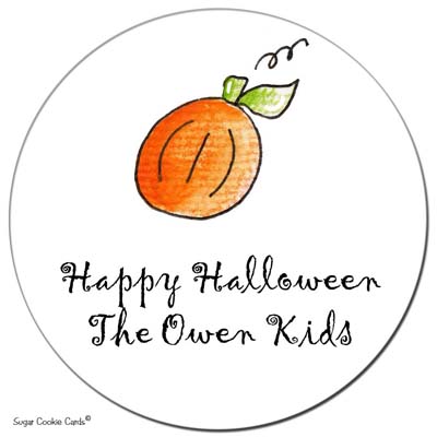 Sugar Cookie Gift Stickers - Little Pumpkins